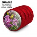 Yellow Budgies And Purple Orchids Valve Stem Caps For Tire Rim Wheel Aluminum Red