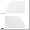 Driver Left Side Door Rear View Glass Lens Replacement Compatible With 03-07 E150 450 Super Duty 92-02 E250 Econoline