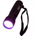 Hqrp 365 Nm 12 Led Uv Flashlight Blacklight For Criminal Scene Investigation And Forensic Examinations Plus Meter