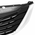 To1200398 Factory Style Front Bumper Grill Grille Assembly Compatible With Toyota Camry Se 2007-2009 Chrome Black