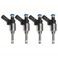 4pcs Turbo Gdi Fuel Injector 0261500076 Fit Audi A4 A3 A5 Vw T5 2 0l 06h906036g