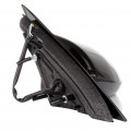 Ocpty Black Left Side Mirror Fit For 2014-2015 Chevy Impala Limited Smooth Glass Non-folding Non-heated