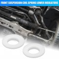X Autohaux 2 Pcs Front Lower Suspension Coil Spring Insulator E8tz-5414-b For Ford F150 F250 F350 Super Duty Upper Bracket Rwd