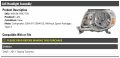 Left Driver Side Headlight Assembly Compatible With 2005-2011 Toyota Tacoma Without Sport Package