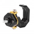 Qiilu Universal Motorcycle Modified Double Support Hook Replacement Aluminium Alloy
