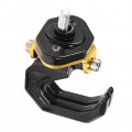 Qiilu Universal Motorcycle Modified Double Support Hook Replacement Aluminium Alloy