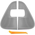 Front Door Speaker Grille Panel Cover Fit For Ford F150 2004 2005 2006 2007 2008 Gray Guard Replace 5l3z-18979-baa 