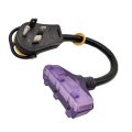 Parkworld 61148 Rv Splitter Adapter Cord 14-50p To 14-50r 50a 125v 250v 3 5-15r Household Tri Outlet 15a 1 5 Feet