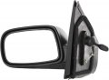 Kool Vue Driver Side Mirror For 2000-2005 Toyota Echo Manual Folding Textured Black Remote Glass To1320197 