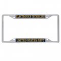 Us Navy Electronics Technician Enlisted Rating Insignia License Plate Frame For Front Or Back Of Car Officially Licensed United 