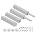 4 Pcs Magnetic Push Latches For Cabinet Door 2 99x1 26 Inch To Open Latch Hardware Hidden Release Drawer Pull On Closet Touch 