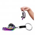 Augeny Car Turbo Keychain Creative Metal Spinning Turbocharger Fob Universal Vehicle Part Key Ring Decoration Colorful 