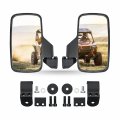 Ransoto Ranger Side Mirrors Utv Rear View Mirror For Polaris Xp 500 570 900 1000 Diesel Etx Ev General Can-am Defender Maverick 
