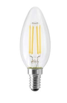 S12115 B11 Led Bulbs 4 5 Watt Clear Warm White 3000k 350 Lumens European Base 120 Volt California Compliant 6 Pack