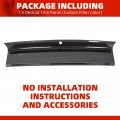 Ecotric Rear Decklid Panel Trim Compatible With 2015-2023 Ford Mustang Abs External Accessories Trunk Center Cover Decorating