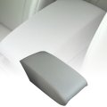 Microfiber Leather Center Console Armrest Lid Cover Gray For Toyota Camry 2007 2008 2009 2010 2011 
