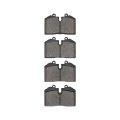 Rear Disc Brake Pads For Porsche 911 1990 To 1998 Set Of 4 4000 Hybridynamic Series Electronic Pad Wear Sensor Type 