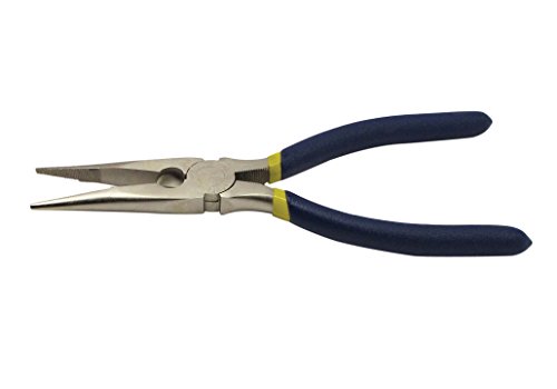 8 In Long Nose Pliers 3548ln High Carbon Steel Ergonomic Grip For Jewelry Making Beading And Wire Wrapping