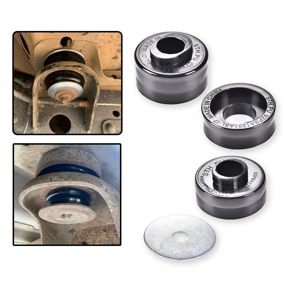 Body Cab Mounts Bushings Kit For F250 F350 Super Duty 1999 To 2017 Polyurethane Pu Black 2wd And 4wd