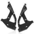 Front Headlight Brackets Hold Mount Retainer For Honda Civic Sedan 2016 2017 2018 2019 2020 2021 Left And Right Pair Black Abs 
