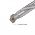 Uxcell Cemented Carbide Twist Drill Bits 14mm Metal Cutter For Stainless Steel Copper Aluminum Zinc Alloy Iron 2 Pcs