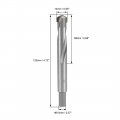 Uxcell Cemented Carbide Twist Drill Bits 14mm Metal Cutter For Stainless Steel Copper Aluminum Zinc Alloy Iron 2 Pcs