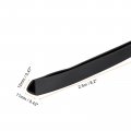 Uxcell U Channel Edge Trim 4 9ft Length Rubber Guard Seal Strip Protector Flat Fit For 7 5-8mm 16 W X 15 32 H Black