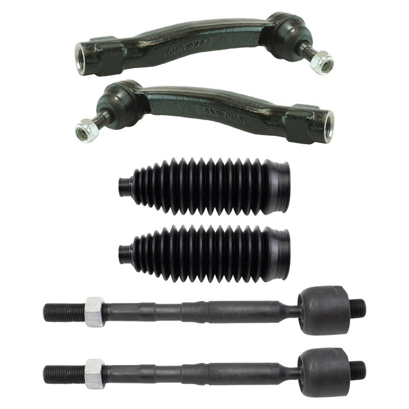 Front Steering Kit For 2008 2019 Toyota Highlander Psa45761 6 Piece Set With Inner And Outer Tie Rods Rack Pinion Bellows