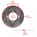 Caltric Front Left And Right Brake Disc Pads Compatible With Suzuki Eiger 400 Ltf400 Ltf400f 2002 2003 2004-2007