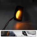 2pcs Amber Led Side Mirror Marker Lights For Ford Transit 150 250 350 350hd 2015-2021 Smoked Lens Turn Signal Lamp