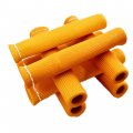 Waltyotur Orange 8pcs 1200a Spark Plug Wire Boots Heat Shield Protector Sleeve Replacement For Sbc Bbc