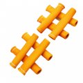 Waltyotur Orange 8pcs 1200a Spark Plug Wire Boots Heat Shield Protector Sleeve Replacement For Sbc Bbc