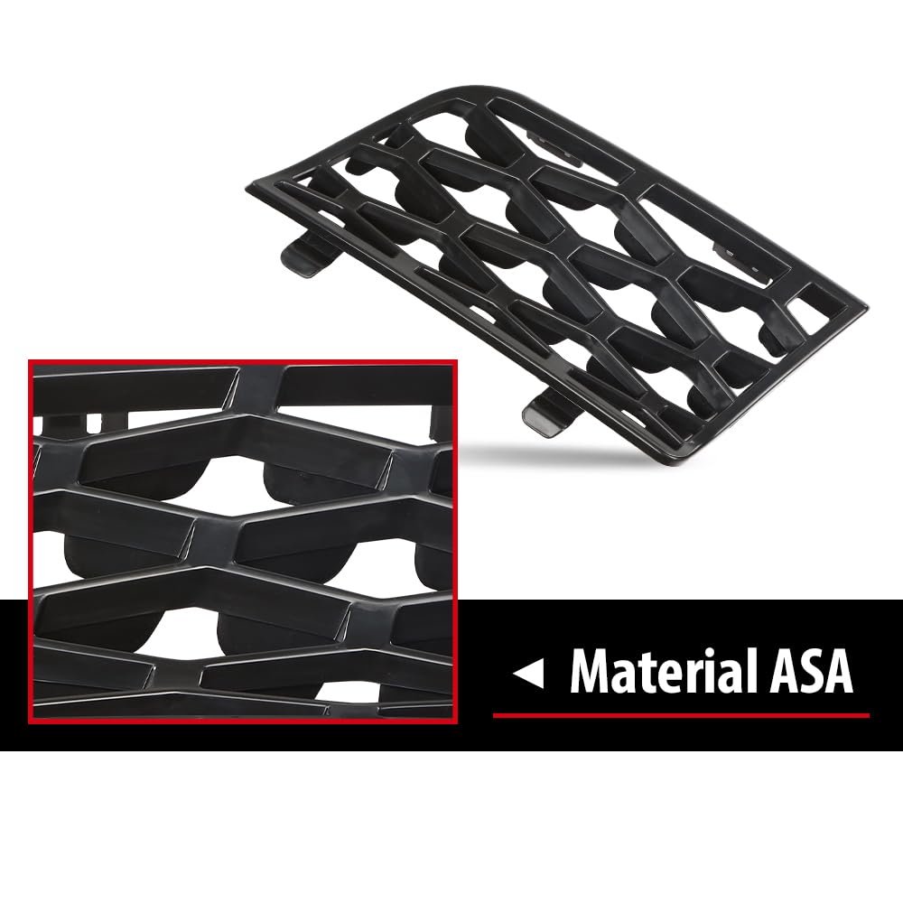 Front Bumper Air Inlet Grill Cover Right Passenger Side For Land Rover Range L322 4 4l V8 2006 2009 Black Not Sport Models