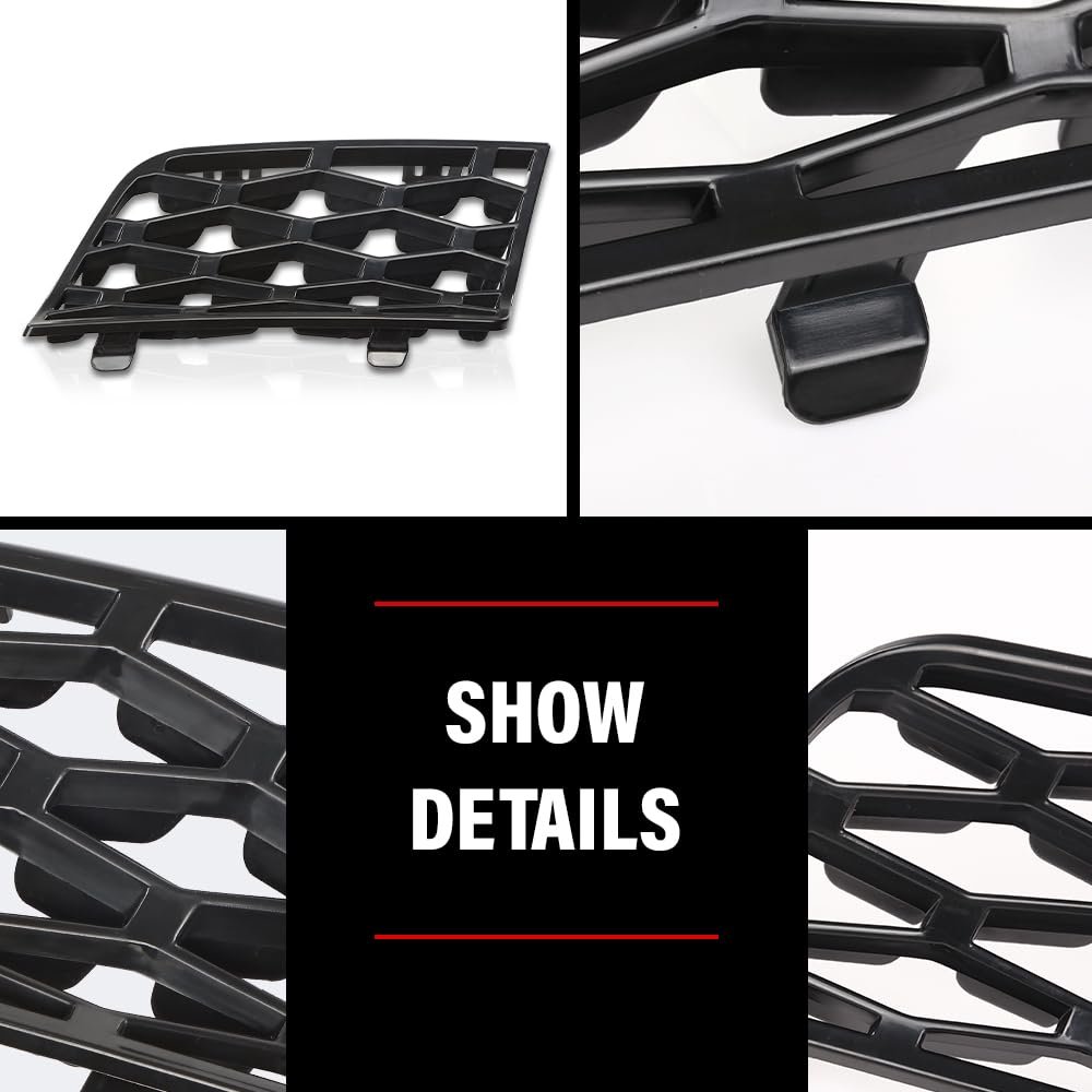 Front Bumper Air Inlet Grill Cover Right Passenger Side For Land Rover Range L322 4 4l V8 2006 2009 Black Not Sport Models