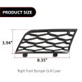 Front Bumper Air Inlet Grill Cover Right Passenger Side For Land Rover Range L322 4 4l V8 2006 2009 Black Not Sport Models