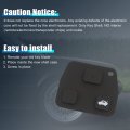 Uxcell Car Replacement Key Fob Shell Case Pad For Toyota Avensis Corolla Rav4 3 Button Black