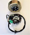 8 Coil Dc Stator Flywheel 125-150cc 5 Pin 4 Connector 3 Wires In Plus 2 Separate Gy6 Chinese Scooter Moped Atv Quad Go Kart 