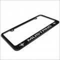 Ipick Image For Ford Mustang Speed-line Dual Logo Black Real Carbon Fiber License Plate Frame