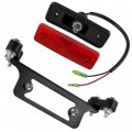 Caltric Complete Tail Light With Mounting Bracket And Hardware Compatible Yamaha 1uy-84702-00-00