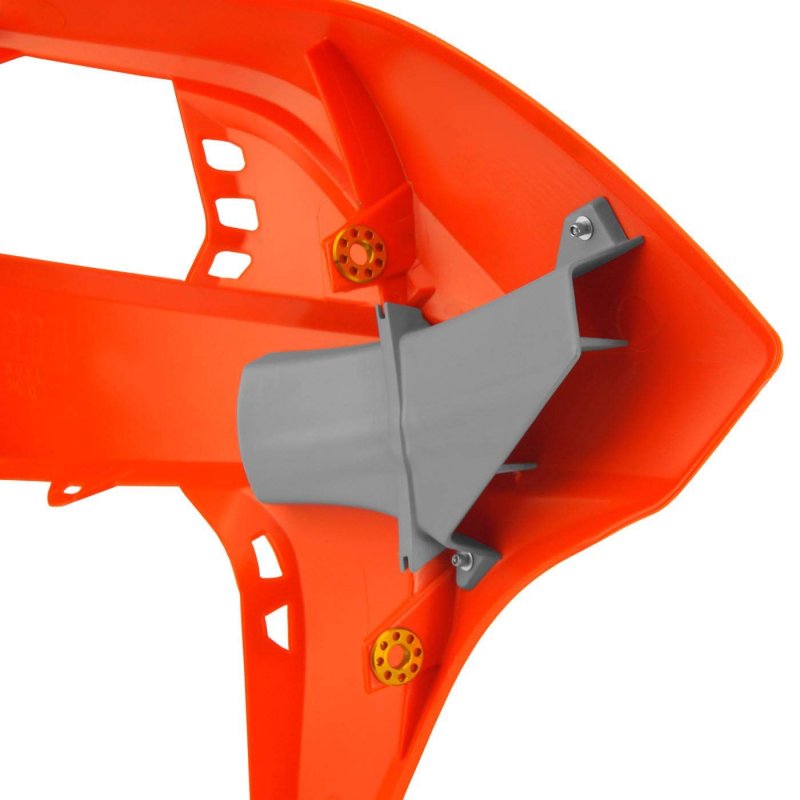 Powerflow Intake Radiator Shrouds Orange For Ktm 450 Xc-f 2016 2018 Model 1cyc-1901-22