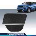 Front Left Fog Light Cover Lamp Bezel For Land Rover Range Evoque 2011 2015 Dynamic Black Upper And Lower 2 Piece Set Lr027867