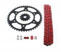 Fits Honda Xr650l 650 L Red O Ring Chain And Sprocket Black 14 48 114l