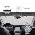 Cafetime Funny Dog Car Windshield Sunshade Bull Terrier Family Vehicle Frontshade Uv Ray Reflector Sun Protector Sun Shade