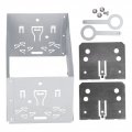 2 Din Universal Radio Frame Aluminum Alloy Stereo Audio Installation Fascia Fit For B5 Mk3 Mk4
