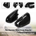 Topteng Pair Rearview Mirror Cover Gloss Fit For Benz E-coupe W207 C207 09-10 Pre-facelift Cls-class W219 09-11 Facelift