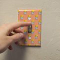 Fun Fries Plastic Wall Decor Toggle Light Switch Plate Cover 