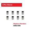 Shock Bushings 16pcs Sleeve 8pcs Fits Arctic Cat Atv Bearcat 454 1996-1998 250 1999-2005 300 400 500 2x4 4x4 1998-2006 650