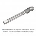 Uxcell Spiral Flute Taps 7 16-14 Unc 2b High Speed Steel Hss Uncoated Machine Thread Milling Threading Screw Tap 3 Flutes