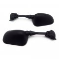 Httmt Mt061- Black Oem Aftermarket Side Racing Mirrors Compatible With Kawasak Ninja 2005-2008 Zx-6r 636 Zx6rr 2004-2008 Zx-10r