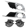 5203007040 Front Fog Light Lamp Cover Grille 1 Pair For Toyota Avalon 2011-2012 